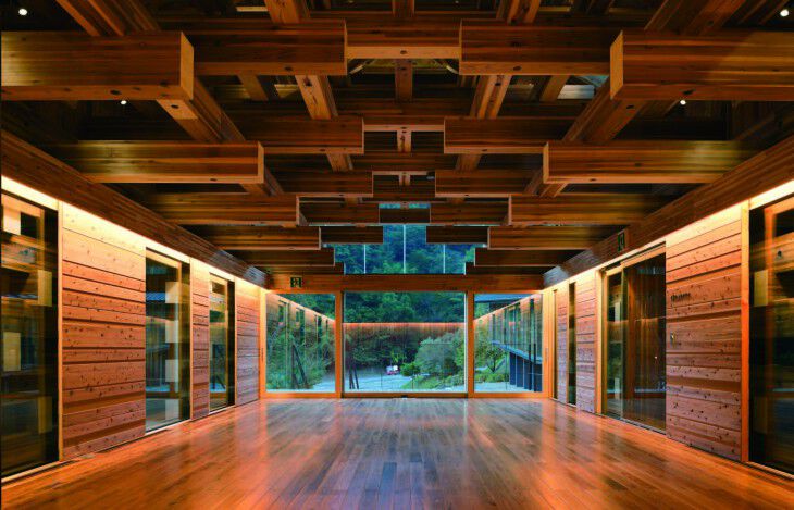 Museo puente de madera Yusuhara. Kengo Kuma